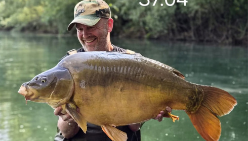A 37 lb 4 oz carp from Evaro, Swim 2, Aug 2026