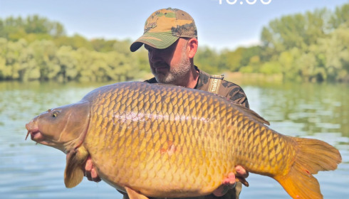 A 40 lb carp from Evaro, Swim 2, Aug 2026