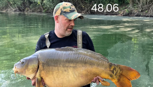 A 48 lb 6 oz carp from Evaro, Swim 2, Aug 2026