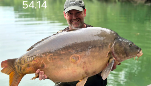 A 54 lb 14 oz carp from Evaro, Swim 2, Aug 2026