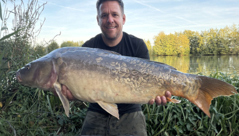 A 31 lb carp from Jonchery 8, Sep 2026