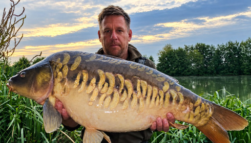 A 37 lb carp from Jonchery 8, Sep 2026
