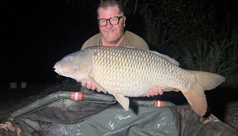 A 31 lb carp from Eau De Vie North, Nug, Aug 2026