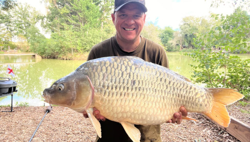 A 32 lb 12 oz carp from Eau De Vie North, Neil, Aug 2026
