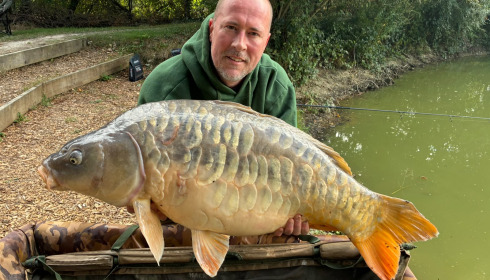 A 39 lb 11 oz carp from Eau De Vie North, Stunning fish, Sep 2026