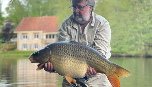 A carp from Bears Lake, Jan 2022