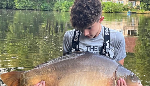 A 40 lb fish from Bears Lake, Carp, Aug 2024