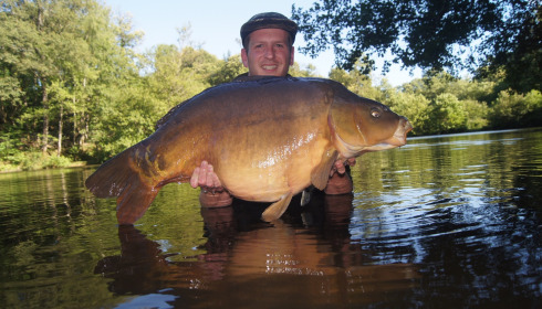 A carp from Bears Lake, Jan 2022