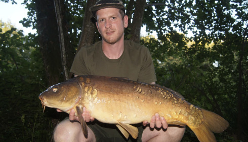 A carp from Bears Lake, Jan 2022