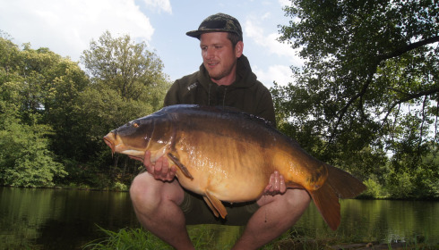 A carp from Bears Lake, Jan 2022