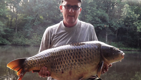 A carp from Bears Lake, Jan 2022
