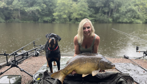 A 42 lb fish from Bears Lake, Mirror, Sep 2024