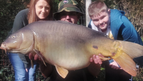 A 43 lb fish from Bears Lake, Oct 2024