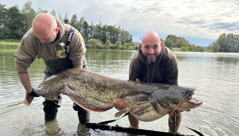 A fish from Beaurepaire, Catfish 108lb, Sep 2024