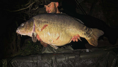 A 43 lb fish from Beaurepaire, Aug 2024
