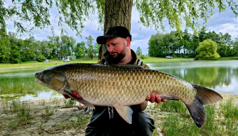 A 32 lb fish from Beaurepaire, Grassy, May 2025