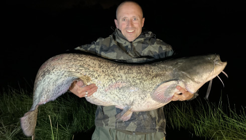 A 58 lb fish from Beaurepaire, Catfish, Sep 2024