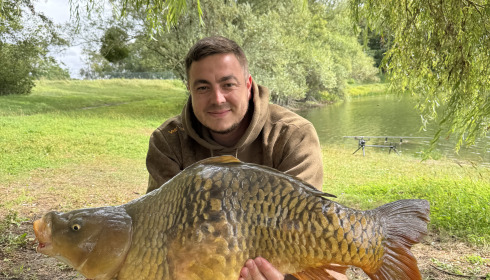A 24 lb 4 oz carp from Beaurepaire, Aug 2025
