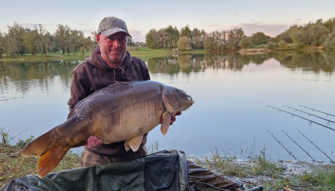 A 31 lb 14 oz carp from Beaurepaire, Richard Davies, Oct 2023