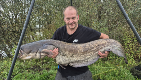 A 61 lb fish from Beaurepaire, 61 cat, Oct 2024