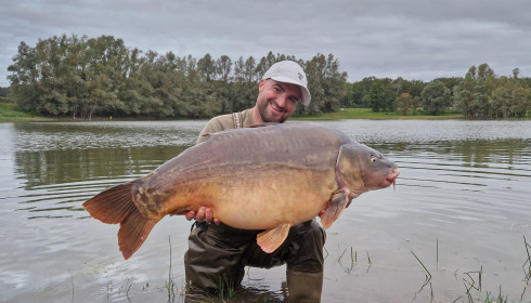 A 48 lb carp from Beaurepaire, Sep 2024