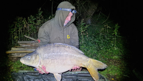 A 40 lb 7 oz fish from Beaurepaire, Mirror Carp, Sep 2023