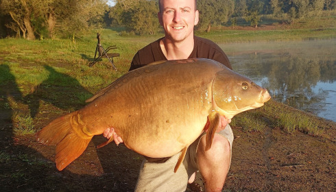 A 45 lb fish from Beaurepaire, Sep 2023