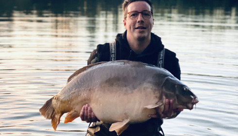 A 60 lb 5 oz carp from Blue Lake, Elliot Franks, Oct 2023