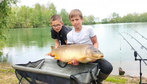 A carp from Blue Lake, May 2024