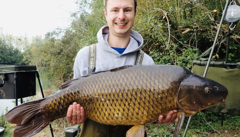 A 37 lb 3 oz fish from Blue Lake, 1st Time in France PB, Oct 2023