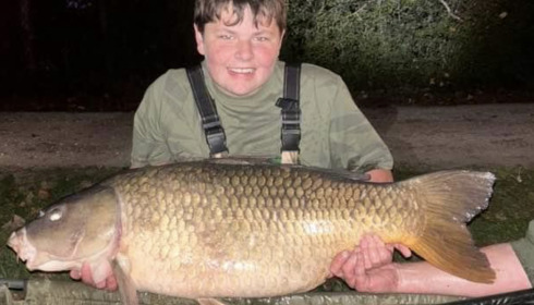 A 53 lb carp from Blue Lake, Jack Bentham, Oct 2023