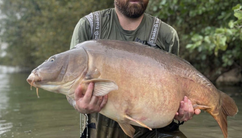 A 55 lb 9 oz carp from Blue Lake, Stefan Noble, Oct 2023