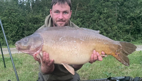 A 33 lb fish from Blue Lake, Jun 2024