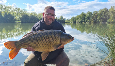 A 37 lb 5 oz carp from Blue Lake, Matthew Lidgett, Sep 2024