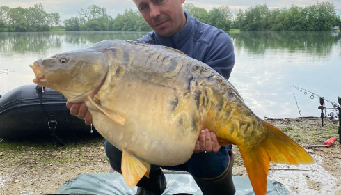 A carp from Blue Lake, May 2024