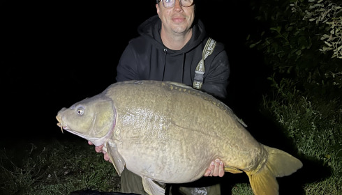 A 52 lb carp from Blue Lake, Elliot Franks, Oct 2023