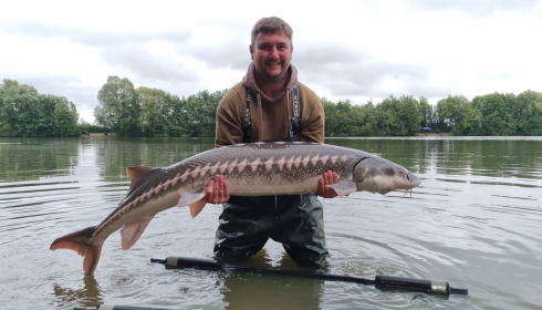 A 60 lb sturgeon from Blue Lake, Mark Sugrue, Sep 2024
