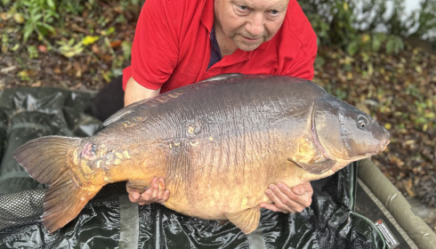 A 63 lb carp from Blue Lake, Kerry Blewett, Oct 2023