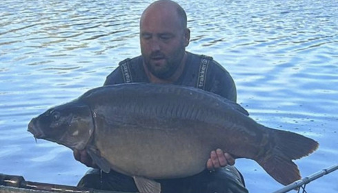 A 46 lb carp from Blue Lake, Karl Noble, Oct 2023