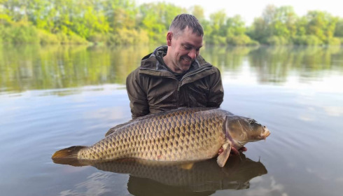 A 56 lb 13 oz fish from Brie, New PB, Apr 2024