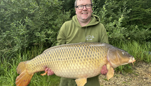 A 58 lb 6 oz fish from Brie, New PB common, Jul 2024