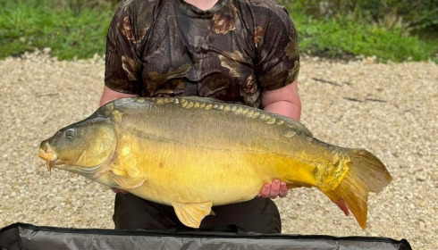 A 30 lb fish from Brocard Large, Leo P/B, Mar 2024