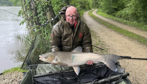 A 28 lb grass carp from Brocard Small, Michael Bird, May 2024