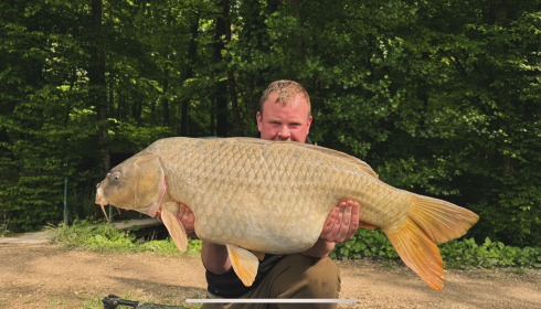 A 42 lb carp from Brocard Small, Matthew Bird, May 2024