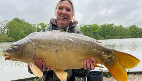 A carp from Brocard Small, May 2024