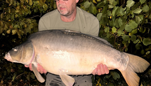 A 36 lb fish from Brocard Small, Mirror, Oct 2023