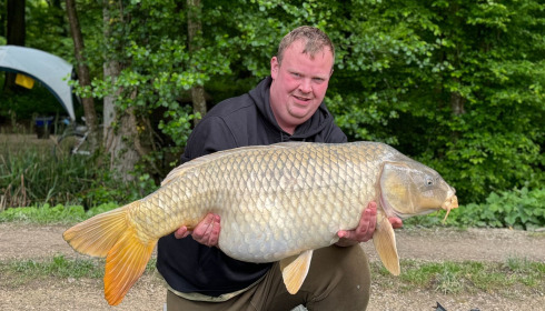 A 42 lb carp from Brocard Small, Matthew Bird, May 2024