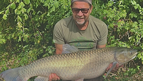 A 44 lb 7 oz fish from Brocard Small, Grass, Oct 2023