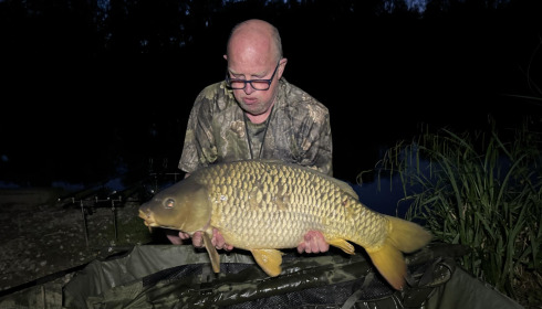 A 30 lb carp from Brocard Small, Michael Bird, May 2024