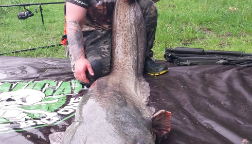A 92 lb catfish from Cailleaux, Damian Boczek, Jun 2024